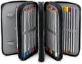 Farveblyant Etui Stor 72 Slots Blyant Organizer Bærbar Akvarel Blyant Taske (Sort)