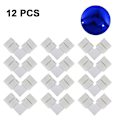 Miniatyrbilde 1 av 5: L-formet hurtigkobling [12 stk] for LED-stripelyskobling