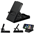 Miniatyrbillede 3 af 5: Spilkonsol Stativ Foldbar Skridsikker Base Varmeafledning 3 Niveau Justerbar Håndholdt Spilkonsol Holder til Nintendo Switch/Lite