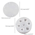Miniatyrbillede 3 af 4: Store DND Terninger Harpiksforme til DIY Terninger Fremstilling 7 Hulrum Polyhedrisk Silikonform med Stereoskopisk Design Epoxy Harpiksforme til Bordspil Cr