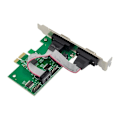 Miniatyrbilde 4 av 5: Ekspansjonskort St318 Pcie X1 Ax99100 4s Db-9 Pin Rs232 Com1 Port Multifunksjonelt Praktisk Ekspansjonskort