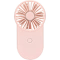 Pikkukuva 1 / 5: Henkilökohtainen tuuletin, vaaleanpunainen mini-käsituuletin, USB-ladattava, värikäs LED, pieni kannettava käsituuletin 3 nopeustilalla matkustamiseen, retkeilyyn, patikointiin ja toimistoon