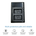 Miniatyrbilde 5 av 5: En-el25 Lader USB Dobbel Batterilader For Z 50 Z Z50 Zfc Kamera Batterilader En-el25 Erstatning