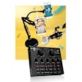 Miniatyrbilde 5 av 5: Eksternt USB-lydkort for PC, telefon, datamaskin, headset, mikrofon, nettsending, personlig underholdning, streamer, direktesendt lyd