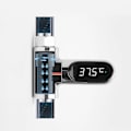 Miniatyrbilde 1 av 5: LED Digitalt Termometer Dusj Celsius Baderom Armatur 360 Roterbar Sanntids Temperaturmåler Vannmåler for Barn