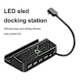 Pikkukuva 2 / 5: Steam Deck -telakka 6 in 1 Steam Deck -telakointiasema jalusta lisätarvikkeet 3*usb 3.0 Hdmi 4k@60hz Gigabit Ethernet 1000mbps Pd 60w Hub g20242407672