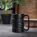 Miniatyrbild 5 av 5: Däckmugg Hjulmugg Kaffe Te Dryck Keramik Däckmugg Rolig Present Svart