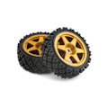 Miniatyrbild 5 av 5: 4 st 70mm Gummibildäck för Xv01 Xv02 Ta06 Tt01 Tt02 Ptg-2 1/10 RC Racing Bil Uppgradering Del