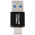 Miniatyrbilde 1 av 5: USB 3.0 Hann til USB-C Hann OTG Adapter - Dat synkronisering og hurtiglading støttes