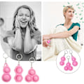 Miniatyrbilde 3 av 5: BE 3 stk. Simple Dimple Fidget, Leke Håndholdt Mini Fidget Leker Sensorisk Stress Relief Håndleker med Nøkkelring for Barn Voksne Anti-Angst Squ
