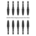 Miniatyrbillede 3 af 5: VEIKK P002 10 stk. udskiftningspenne Nibs Batterifri Stylus Slidstærk Pen Nib til VEIKK A50 A15