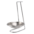 Miniatyrbillede 2 af 5: Rustfrit Stål Ske Rest Holder, Lang Håndtag Vertikal Besparelse Suppeøseholdere Øse Rest Suppe L