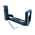 Miniatyrbillede 1 af 5: Metal Håndgreb til Fujifilm X-A2 X-M2 X-M1 Arca Plade L-Beslag XA2 XM2 XM1 Tripod Hoved Hurtig Montering