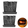 Miniatyrbilde 3 av 4: 2 stk. Reserve Refill Companion Hearth Børstehode Peis Reservedeler Avlang