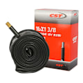 Miniatyrbillede 1 af 5: CST Cykelslanger 16 Tommer 1-3/8 349 Schrader Presta Ventil Til 3sixty Dahon Foldbar Cykel Indertube 60m