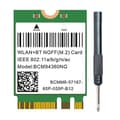 Dubbelbands 1200Mbps BCM94360NG WiFi-kort för MacOS Hackintosh 802.11Ac Bluetooth 4.0 Trådlös Adapter