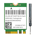 Miniatyrbillede 1 af 5: Dual Band 1200Mbps BCM94360NG WiFi Kort til MacOS Hackintosh 802.11Ac Bluetooth 4.0 Trådløs Adapter