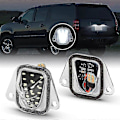 Miniatyrbild 4 av 5: Nya LED Bakre Registreringsskyltsbelysning Biltillbehör Passar Cadillac Suburban 1500 2500 För Chevrolet Tahoe För GMC Yukon 2007-2014