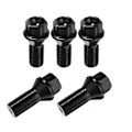 Pikkukuva 5 / 5: 5 kpl M14 x 1.25 Musta Lukkomutteri Teräs 36136781151 - X3 X5 E70 E71 F20 F25 X5 X6