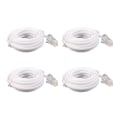 Pikkukuva 1 / 5: 4x RJ11 6p4c - RJ45 8p4c Modulaarinen Puhelin/Internet-jatkojohto 3 metriä