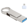 Pikkukuva 4 / 5: 3-in-1 U-levy Avaimenperä Micro USB-muistitikku OTG 256GB Datatallennus Android-puhelimelle