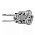 Miniatyrbillede 2 af 5: Mini CW Morse-nøgle Dobbelt Paddle Code Keyer i Aluminiumlegering til Øvelse Begynder CW Telegraf Kortbølgeradio