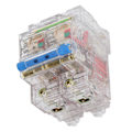 Miniatyrbilde 5 av 5: Transparent Strømbryter 2P Høy Sensitivitet Enkel Observasjon Strømbryter Luftbryter for AC Systemer 400V 100A YEMAA
