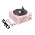 Pikkukuva 2 / 5: Bluetooth-langaton kaiutin, retro vinyylilevy CD-tyylinen soitin.