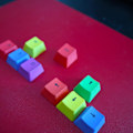 Miniatyrbild 4 av 4: 1 Set Tangentbordsknappar Färgrik Dyesublimering PBT Universal WASD Mekaniska Tangentbordsknappar för Datortillbehör