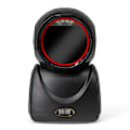Miniatyrbilde 1 av 5: 2D Omnidireksjonell Strekkodeskanner 1D 2D QR-kode Skrivebord Auto Sense Strekkode USB Data Matrix Leser Sensor Svart