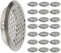50 Stykker Ventilationsrist Rustfrit Stål Ventilationshul