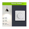 Miniatyrbild 5 av 5: LED Dimmer Switch, Infälld Dimmer För Dimbar LED Och Halogen, 5-300 W Dimmer Switch LED, Ph