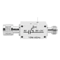 Miniatyrbild 1 av 4: RF Bredbandsförstärkarmodul Aluminiumlegering Bias Tee DC Blocker för amatörradio 10MHz?6GHz YEMAA
