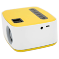 Miniatyrbild 2 av 5: Mini Projektor LED WiFi USB-anslutning 1080P Inbyggd Högtalare Portabel Projektor för Hem Camping Resor 100?240VEU-kontakt 100?240V YEMMA