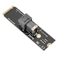 Miniatyrbild 2 av 5: M.2 PCIE 4.0 till SFF8643 U2 Adapter M.2 NVME till SFF 8643 Adapter med SFF8643 till SFF8639 Adapterkabel YEMMA