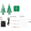 Miniatyrbillede 2 af 5: EEQKIT DIY Juletræer Loddeprojekt, 3D Juletræer LED Kits DIY Elektronisk Kit Loddemontage 7 Farver Sjov Kit