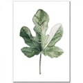 Miniatyrbild 5 av 5: Wekity Gröna Blad Väggkonst Canvas Print Poster, Enkel Vitalitet Akvarellkonst Ritning Dekoration för Hem Vardagsrum Sovrum Kontor (Set om 4 Oinramade
