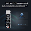 Miniatyrbillede 4 af 5: ESP32-S3 ETH Kamera Udviklingskort PoE RJ45 / OV2640 OV5640 Port / W5500 / Micro-SD for Størrelse, B