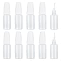 20 st Precisionsapplikatorflaskor med spets, 10 ml/0,34 oz Dosering Nålflaska PET Tom Limflaska