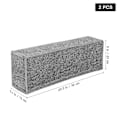 Miniatyrbillede 4 af 4: 2 stk. Universal Sofa Armlænsbetræk Elastisk Armlænsbeskytter (grå)
