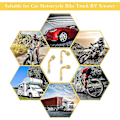 Miniatyrbild 3 av 5: 7st Däckventilsförlängningsadapter, Universal 45 90 135 Ventilsförlängning, Schrader Ventilsförlängning, Mässing Luftdäckförlängning Schrader För Bil Motorcykel