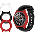 Pikkukuva 1 / 5: 46mm Kotelo/Gear S3 Frontier Suojakotelo (valkoinen musta punainen)