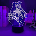 Miniatyrbild 5 av 5: Pojke/flicka Sovrum Anime Kancolle /shimakaze Figur LED-lampa 7/16 Färg Fjärrkontroll Nattlampa 3D Illusion Lampa För Sovrumsinredning USB-lampa Atmosfär
