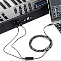 Miniatyrbild 2 av 5: MIDI till USB-C Typ C-kabel USB MIDI-konverterare med indikatorlampa för elektronisk dator