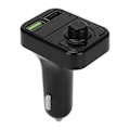 Miniatyrbilde 2 av 5: FM-sender biladapter automatisk avslåing minne fargerikt omgivelseslys USB-lading billader for bil X3S