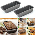 Miniatyrbillede 3 af 5: 2 stk Brødforme Til Bagning Non-Stick Kulstofstål Brødform Bakke Toast Form Kage Brød Pastry Toast Bo