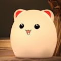 Miniatyrbild 4 av 5: Liten Björn Lampa Söt Nattlampa, USB Uppladdningsbar Söt Nattlampa, Barn Nattlampa för Barnrum, Söt Kawaii Rumsinredning Tonårsflicka, Baby Nattlampa