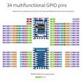 Miniatyrbild 3 av 5: Esp32-s3-tiny Utvecklingskortssats + FPC-kabel Bluetooth Le + 2.4g Wifi Esp32-s3fh4r2 Esp32-s3 Mini Utvecklingskort