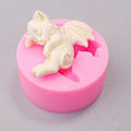Miniatyrbillede 3 af 5: Sleep Devil Kat Lys Epoxy Resin Form Aromaterapi Gips Silikoneform DIY Håndværk Smykker Boligdekorationer Støbning