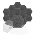 Miniatyrbillede 1 af 5: 16 Pak Akustiske Paneler Hexagon Lydisoleringsskumvægpaneler Selvklæbende Akustisk Panel, til R